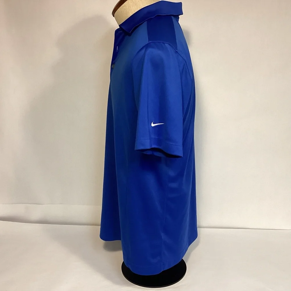 Nike Golf Blue golf polo Dri-fit shirt men’s size medium
